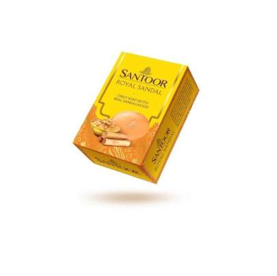 SANTOOR SOAP - ROYAL SANDAL , 75GM
