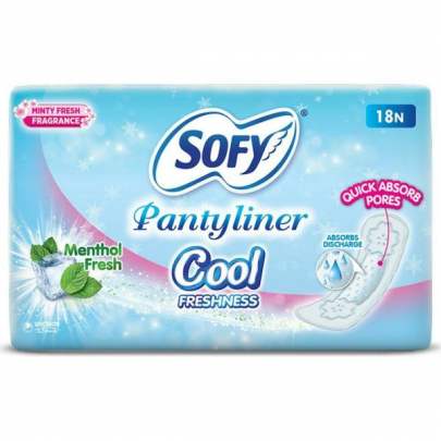 SOFY PANTYLINER COOL FRESHNESSMENTHOL FRESH 18N