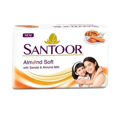 Santoor Sandal and Almond Soap 44g-