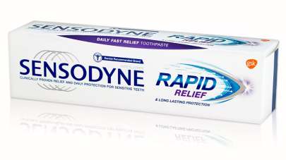 Sensodyne Rapid Relief Daily Fast Relief Toothpaste With Fluoride- 80g