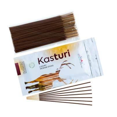 Shah fragrances Kasturi Zipper Incense Sticks