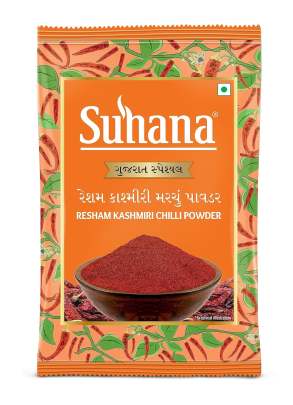 Suhana Gujarat Special Resham Kashmiri Chilli Powder 100g Pouch 