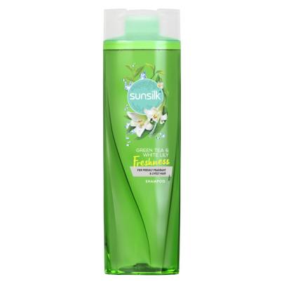 Sunsilk Green Tea and White Lily Freshness Hair Shampoo, 370 ml