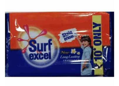 Surf Excel Detergent Bar, Packaging Size80gm+10gm Extra