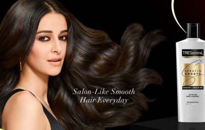 TRESemme Keratin Smooth Shampoo 80ml With Keratin Protein and Argan Oil | Salon-Like Smooth Hair | Up To 72H Frizz Control