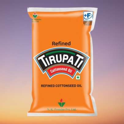 Tirupati cottonseed oil , 1 Ltr pouch
