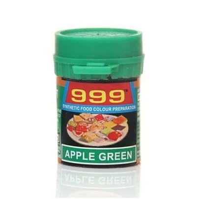 Triplenine 999 Apple Green FOOD COLOUR 10 Pkt 1 Bundle