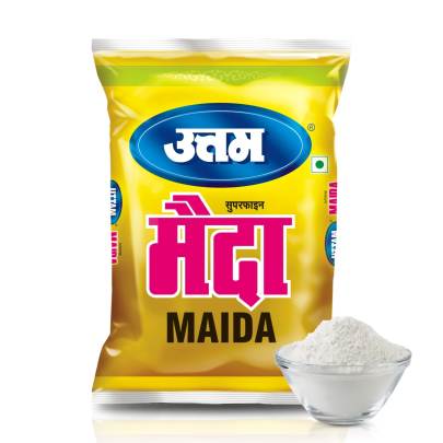 Uttam Maida All-Purpose Flour (1kg ) Fresh for Baking Ideal for Cooking like Breads, Biscuits, Cakes & Other Preparations Perfect in Taste & Texture 