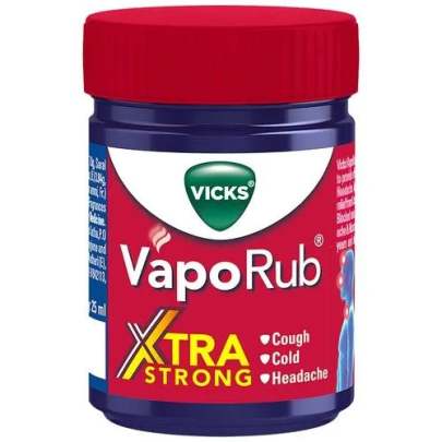 Vicks Vapo Rub - Extra Strong, For Cough, Cold, Headache, 25 ml