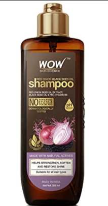 WOW Skin Science Red Onion Black Seed Oil Shampoo 500ml