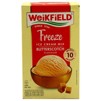 Weikfield Freeze Ice cream mix Butterscotch Flavoured , 100 g