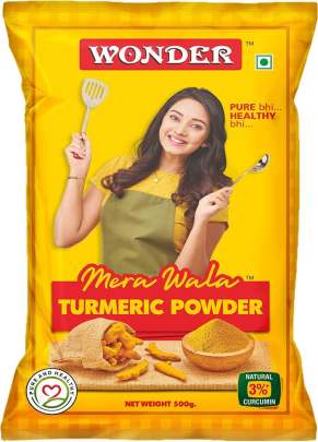Wonder Mera Wala Turmeric (Haldi) Powder - 500G / Selam Haldi Powder/Pure and Natural/No Artificial Flavour Added/Haldar powder