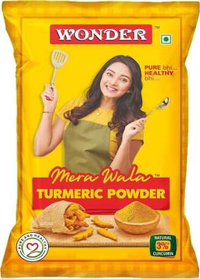 Wonder Mera Wala Turmeric (Haldi) Powder Pure and Natural, 100g/ Selam Haldi Powder/No Artificial Flavour Added