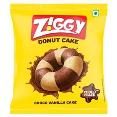 Ziggy - Donut cake Choco Vanilla Cake , 47 g